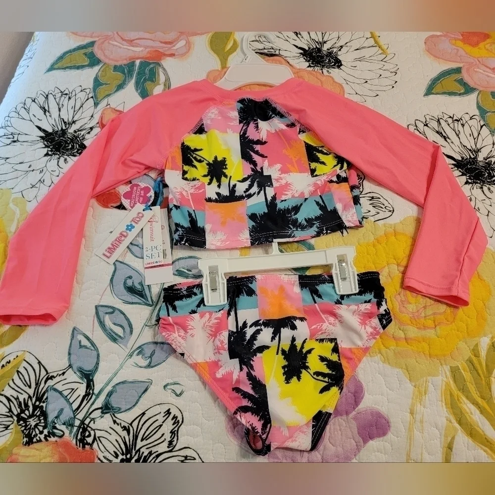 Limited Too Girl's 2 Pc Swim Set